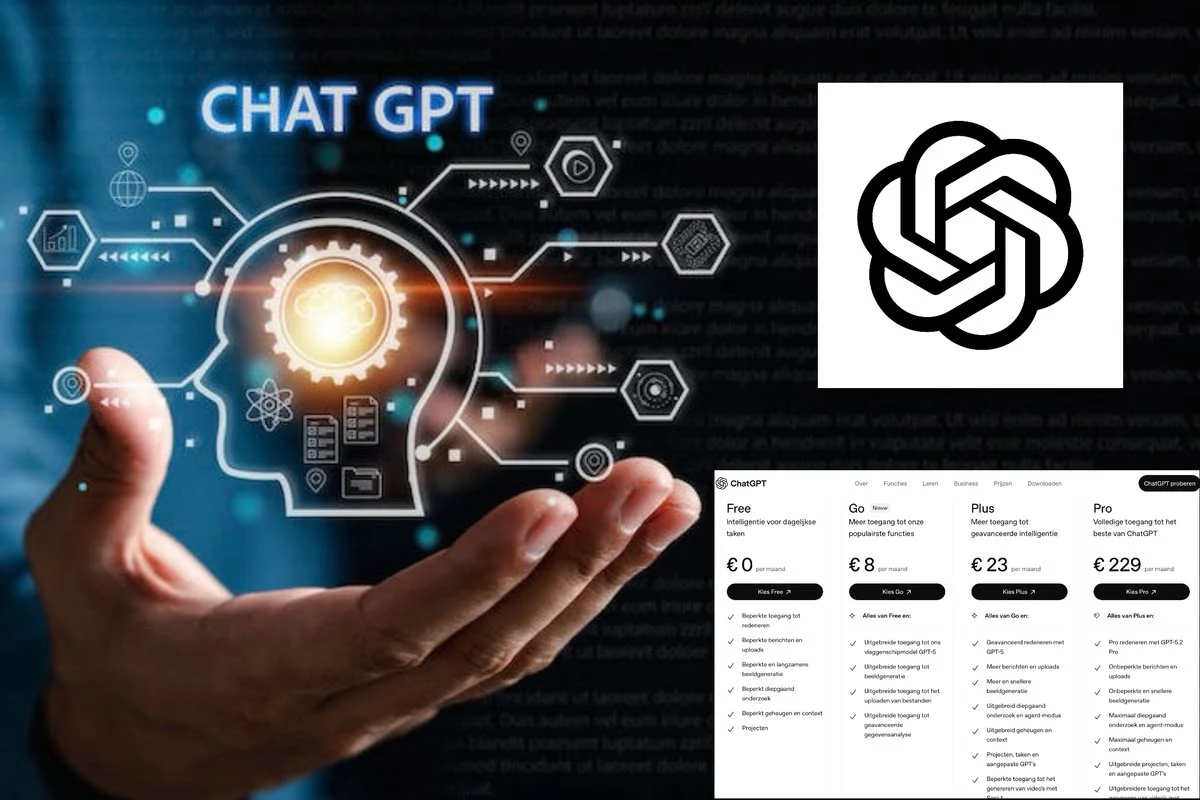 Chat GPT GO is geland in België en Nederland.